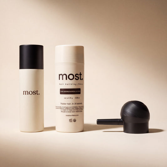 most. hair fibers, the AnchorSet Spray and the Precision Applicator together
